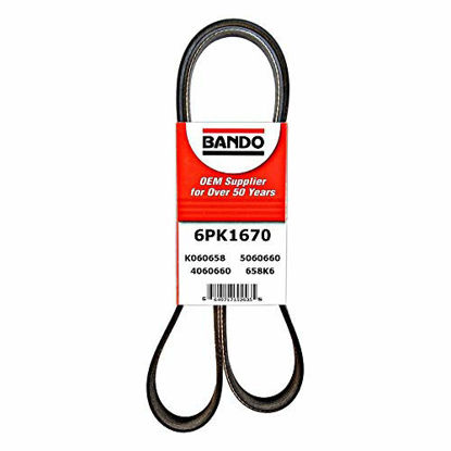 Picture of Bando USA 6PK1670 OEM Quality Serpentine Belt