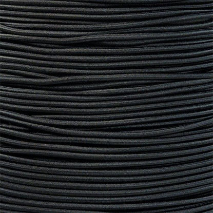 Picture of PARACORD PLANET Bungee Nylon Shock Cord 2.5mm 1/32", 1/16", 3/16", 5/16", 1/8, 3/8", 5/8", 1/4", 1/2 inch Crafting Stretch String 10 25 50 & 100 Foot Lengths Made in USA