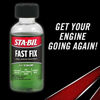 Picture of STA-BIL Fast Fix Small Engine Treatment - Cleans Carbs and Injectors - Fixes Rough Running Engines - Eliminates Water - Treats 10 Gallons, 4 fl. oz. (22303)