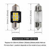 Picture of iBrightstar Newest 9-30V Extremely Bright DE3175 DE3021 Festoon Error Free 1.25" 31mm LED for Interior Map Dome Lights and License Plate Courtesy Lights, Xenon White