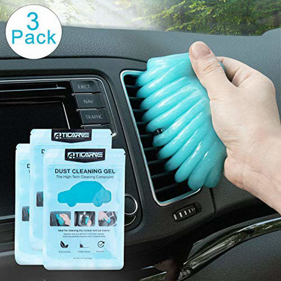 CLICK CLEAN Cleaning Gel for Car, 7oz Car Detailing Tools, Car Cleaning  Putty Gel, Car Interior Cleaner Universal Dust Cleaner for Keyboard