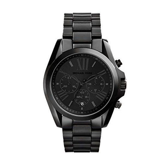 Picture of Michael Kors Women's Bradshaw Quartz Watch with Stainless-Steel Strap, Black, 20 (Model: MK5550)