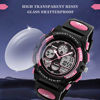 Picture of Girls Digital Watches Ages Age 5-15, Pink Digital Sports Waterproof Watches for Kids Birthday Presents Gifts for Girls Boys 5-12 Year Old Children Young Teen Electronic Watches with Alarm Stopwatch