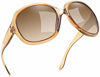 Picture of Joopin Oversized Polarized Sunglasses for Women, Ladies Fashion Thick Big Frame Sun Glasses Shades for Women (Gradient Brown)