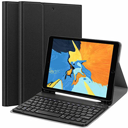 Picture of iPad Keyboard Case for 10.2 iPad 8th Gen(2020)/7th Gen(2019), 10.5 iPad Air 3 2019 /iPad Pro 10.5 2017 Case with Keyboard - Detachable Wireless Bluetooth Keyboard Slim Smart Cover