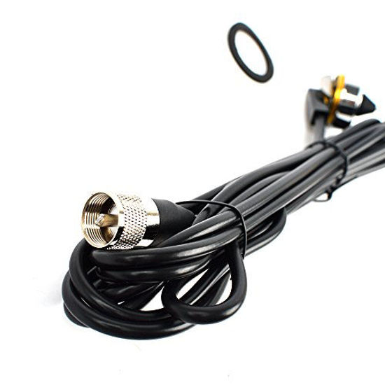 NMO Antenna Mobile in acciaio inox VHF 136-174mhz 1360mm frusta Antenna Mobile p