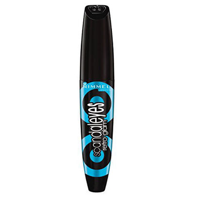 Picture of Rimmel Scandaleyes Retroglam Mascara, Waterproof Black, 0.41 Fl Oz (Pack of 1)
