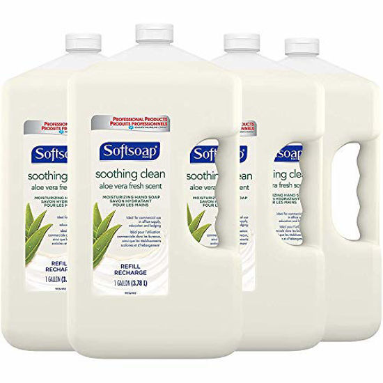Picture of Softsoap - 201900 SOFTSOAP Liquid Hand Soap Refill, Soothing Aloe Vera, 1 Gallon (case of 4)