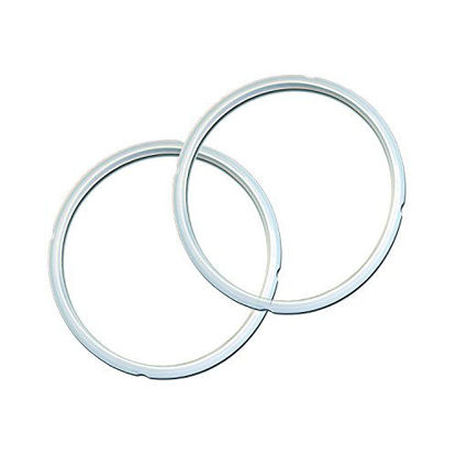 Picture of Genuine Instant Pot Sealing Ring 2 Pack Clear 5 or 6 Quart