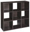 Picture of ClosetMaid 4187 Cubeicals Organizer, 9-Cube, Chocolate