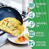 Picture of GreenLife Soft Grip Healthy Ceramic Nonstick, Cookware Pots and Pans Set, 16 Piece, Black