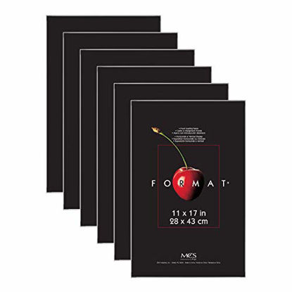 Picture of MCS, White 11x17 Inch Format Frame 6-Pack, 11 x 17