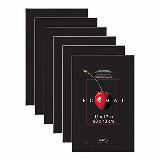 Picture of MCS, White 11x17 Inch Format Frame 6-Pack, 11 x 17