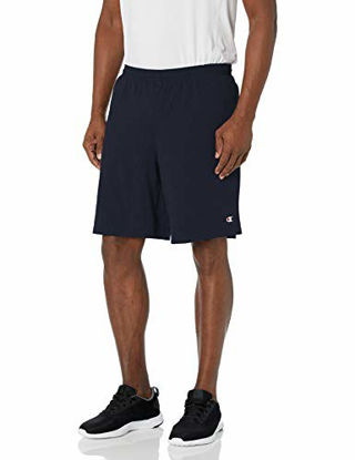 Picture of Champion Men's Jersey Short With Pockets, Navy, Small
