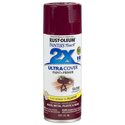 Picture of Rust-Oleum 249863 Painter's Touch 2X Ultra Cover, 12 Oz, Gloss Cranberry