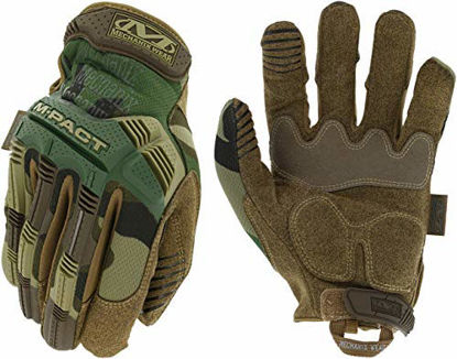 Picture of Mechanix Wear - M-Pact Woodland Camo Tactical Gloves (XX-Large, Camouflage)