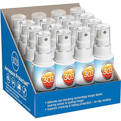 Picture of 303 (30302) UV Protectant Spray for Vinyl, Plastic, Rubber, Fiberglass, Leather & More - Dust and Dirt Repellant - Non-Toxic, Matte Finish, 2 Fl. oz., (Pack of 16)
