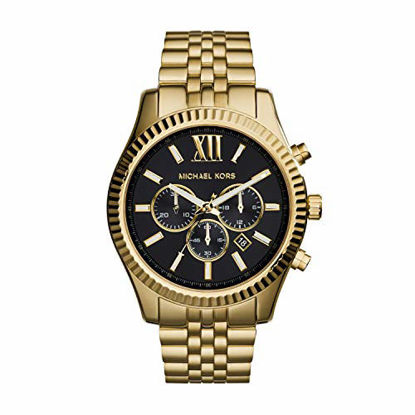 Picture of Michael Kors Men's Lexington Gold-Tone Watch MK8286