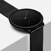 Picture of Mens Watches Ultra-Thin Minimalist Waterproof-Fashion Wrist Watch for Men Unisex Dress with Stainless Steel Mesh Band-Black Hands
