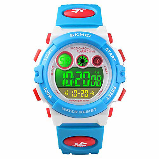 Picture of Birthday Presents Gifts Idea for 4-12 Year Old Boys, Kids Digital Sports Waterproof Watches with Alarm Stopwatch, Children Outdoor Analog Electronic Watches Gifts for Age 4-12 Year Old Boys Girls