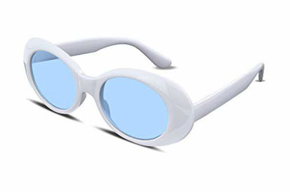 Picture of FEISEDY Clout Goggles Kurt Cobain Sunglasses Retro Oval Women Sunglasses B2253