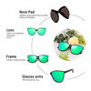 Picture of LVIOE Oversized Cat Eyes Sunglasses for Women, Fashion Vintage Eyewear With Polarized Lens, 100% UV Protection