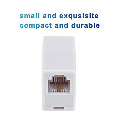 GetUSCart- RJ11 Coupler, 2 Pack Telephone Phone Line Connector Coupler ...