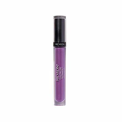 Picture of Revlon ColorStay Ultimate Liquid Lipstick, Satin-Finish Longwear Full Coverage Lip Color, Vigorous Violet (008), 0.07 oz
