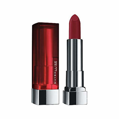 Picture of Maybelline Color Sensational Lipstick, Lip Makeup, Matte Finish, Hydrating Lipstick, Nude, Pink, Red, Plum Lip Color, Divine Wine, 0.15 oz. (Packaging May Vary)