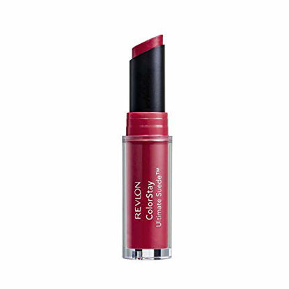 Picture of Revlon ColorStay Ultimate Suede Lipstick, Longwear Soft, Ultra-Hydrating High-Impact Lip Color, Formulated with Vitamin E, Cruise Collection (075), 0.09 oz