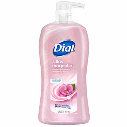Picture of Dial Body Wash, Silk & Magnolia with Silk Protein, 32 Fluid Ounces