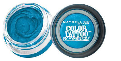 Picture of Maybelline New York Eyestudio ColorTattoo Metal 24HR Cream Gel Eyeshadow, Tenacious Teal, 0.14 Ounce (1 Count)