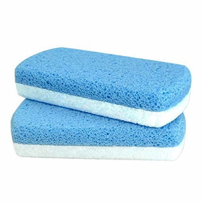 Picture of Glass Pumice Stone for Feet, Callus Remover and Foot scrubber & Pedicure Exfoliator Tool Pack of 2