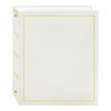 Picture of Magnetic Self-Stick 3-Ring Photo Album 100 Pages (50 Sheets), White