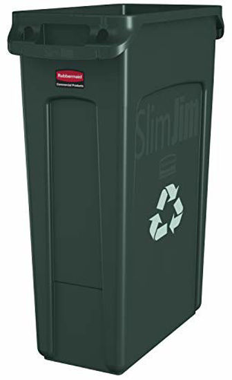 GetUSCart- Rubbermaid Commercial Products Slim Jim Plastic Rectangular ...