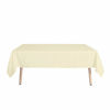 Picture of sancua Rectangle Tablecloth - 54 x 78 Inch - Stain and Wrinkle Resistant Washable Polyester Table Cloth, Decorative Fabric Table Cover for Dining Table, Buffet Parties and Camping, Beige