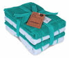 Picture of AMOUR INFINI Terry Dish Towel | Set of 4 | 16 x 26 Inches | Durable, Soft and Absorbent |100% Cotton Dishtowels | Perfect for Household and Commercial Uses | Teal