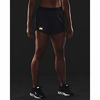 Picture of Under Armour Women's Fly By 2.0 Running Shorts , Black Full Heather (015)/Black , Large