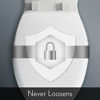 Picture of MAYFAIR 843SLOW 000 Lannon Toilet Seat will Slow Close and Never Loosen, ROUND, Durable Enameled Wood, White