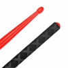 Picture of 5A Nylon Drumsticks for Drum Set Lightweight Durable Plastic Exercise ANTI-SLIP Handles Drum Sticks Musical Instrument Percussion Accessories Red