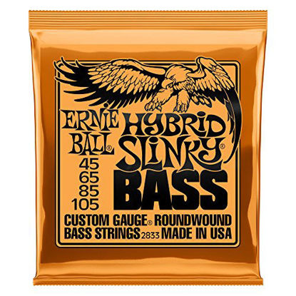 Picture of Ernie Ball Hybrid Slinky Nickel Wound Bass Set, .045 - .105