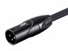 Picture of Monoprice XLR Male to XLR Female Cable [Microphone & Interconnect] - 15 Feet | Gold Plated, 16AWG - Stage Right Series Black