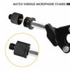 Picture of Avatar Mic Screw Adapter Thread 5/8 to 1/4 Adapter and 5/8 to 3/8 Adapter Set for Microphone Stand to Tripod and Camera Adapter
