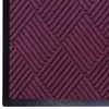 Picture of WaterHog Diamond | Commercial-Grade Entrance Mat with Rubber Border - Indoor/Outdoor, Quick Drying, Stain Resistant Door Mat (Bordeaux, 3' x 4')