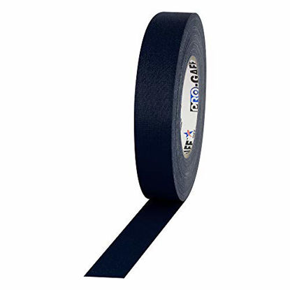 Picture of 1" Width ProTapes Pro Gaff Premium Matte Cloth Gaffer's Tape With Rubber Adhesive, 11 mils Thick, 55 yds Length, Blue (Pack of 1)