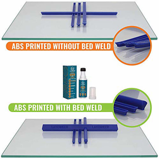 GetUSCart 3D Printer Adhesive Glue Bed Weld Original, Strong Grip Reduces Warping for ABS, ASA