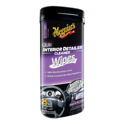 Picture of Meguiar's G13600 Quick Interior Detailer Wipes 25 7" X 9"