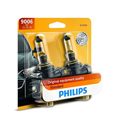 Picture of Philips Automotive Lighting 9006 Standard Halogen Replacement Headlight Bulb, 2 Pack (9006B2)