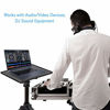 Picture of Universal Laptop Projector Tripod Stand - Computer, Book, DJ Equipment Holder Mount Height Adjustable Up to 35 Inches w/ 14'' x 11'' Plate Size - Perfect for Stage or Studio Use - PylePro PLPTS2