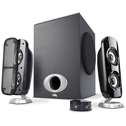Picture of Cyber Acoustics High Power 2.1 Subwoofer Speaker System with 80W of Power - Perfect for Gaming, Movies, Music, and Multimedia Sound Solutions (CA-3810)